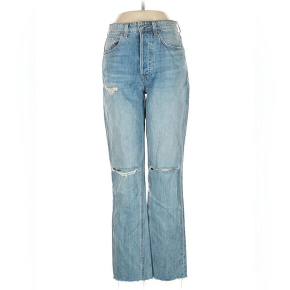 GRLFRND Denim Karolina Button Fly Jeans 28 RN 132829 - Picture 1 of 5